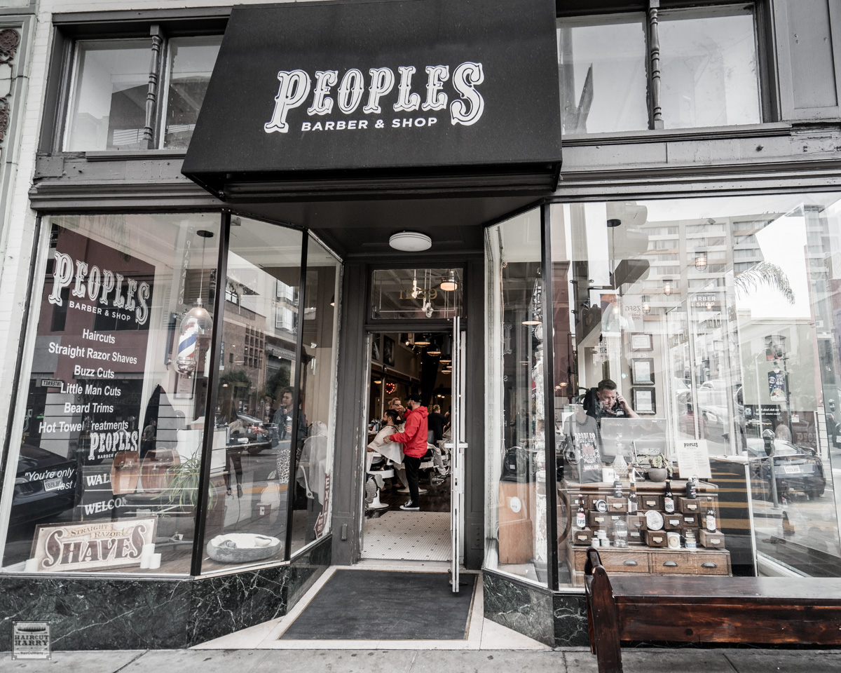 People’s Barber San Francisco HairCut Harry